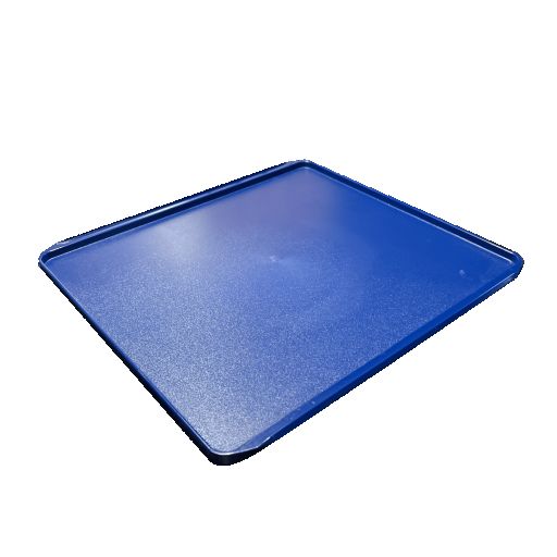 1/2 plateau de service PVC bleu « KSSU », vintage